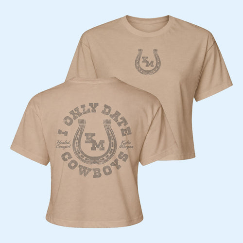 Kylie Morgan Merch 2026 I Only Date Cowboys Crop Top Country Music Lover Gift For Her