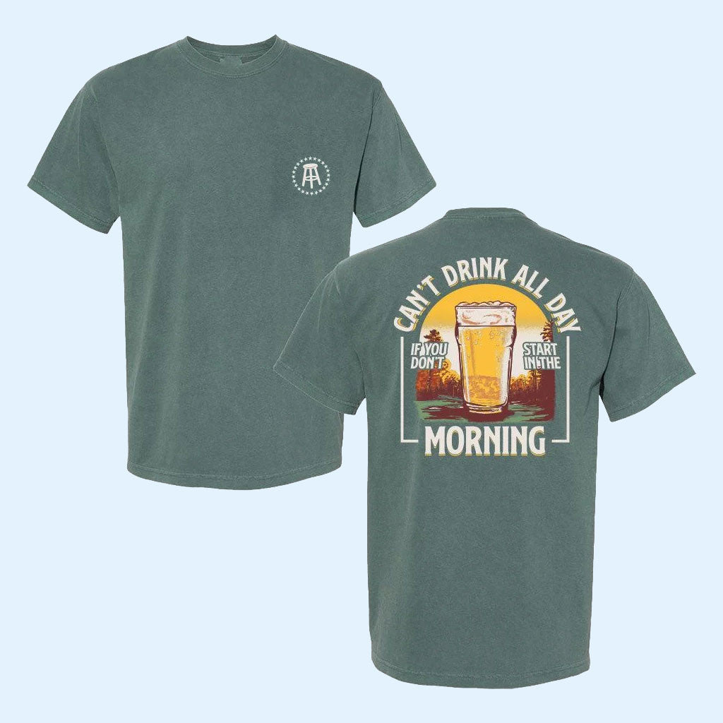 Can't Drink All Day Fall Golf T-Shirt If You Don't Star In The Morning Shirt Gift For Golfers