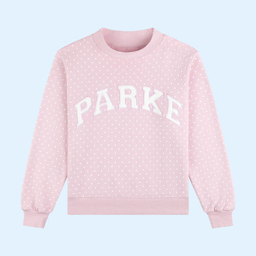 Parke Merch Polka Dot Varsity Sweatshirt 2026 Christmas Gifts For Girlfriend