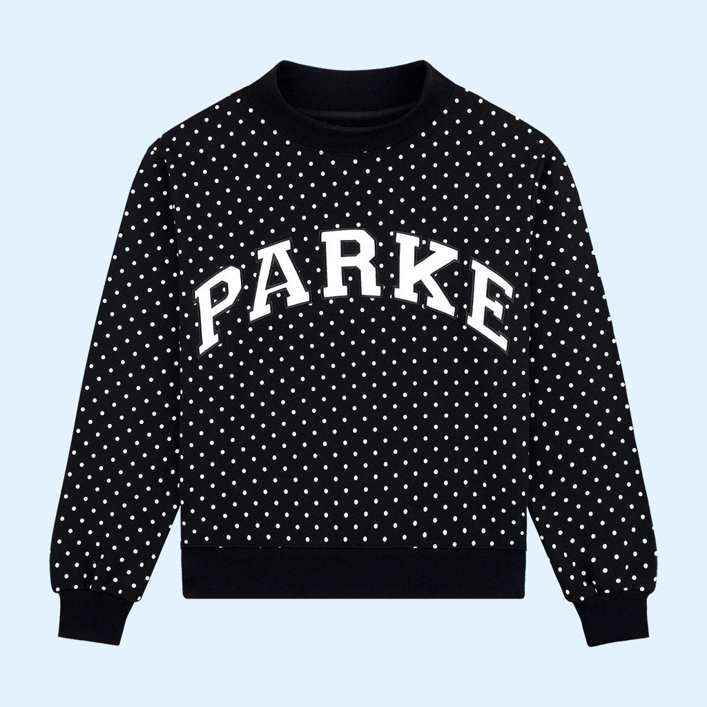 Parke Merch Polka Dot Varsity Sweatshirt 2026 Christmas Present For Sisters