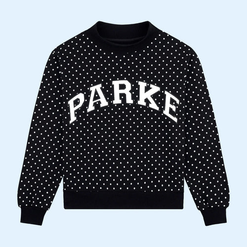 Parke Merch Polka Dot Varsity Sweatshirt 2026 Christmas Present For Sisters