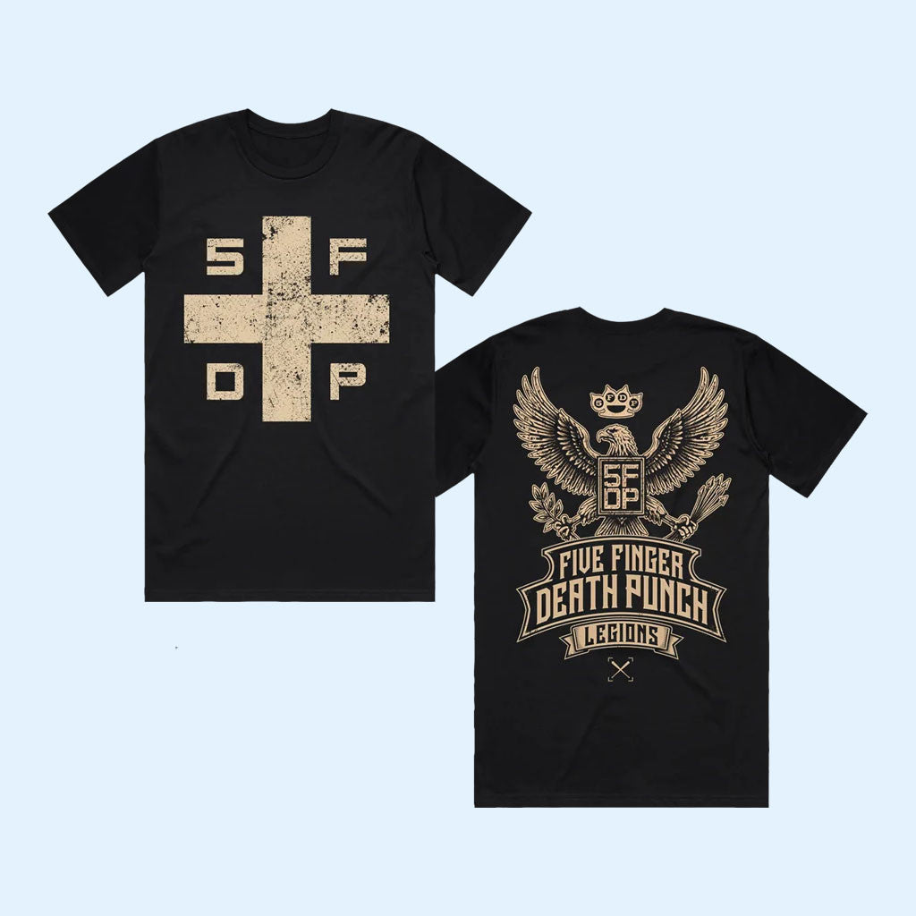Five Finger Death Punch Merch 2026 Foreign Legions T-Shirt 5FDP Shirt Music Themed Gifts