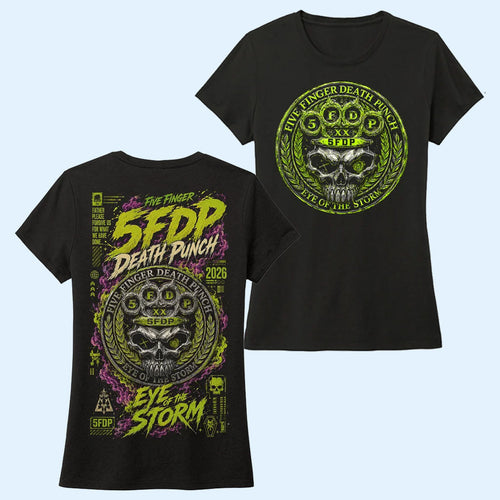 Five Finger Death Punch Merch 2026 Eye Of The Storm T-Shirt 5FDP Shirt Gift For Music Lovers