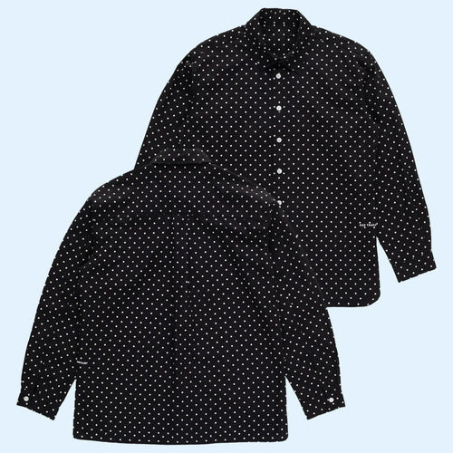Pop Trading Company Merch 2026 Pop Polkadot Long Sleeve Button Up Shirt Gift For Friends