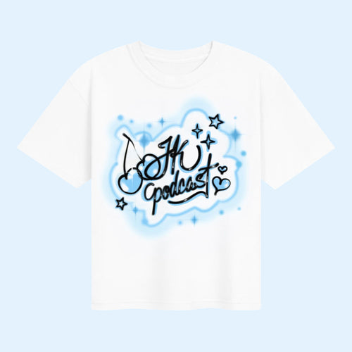 JK Podcast Merch 2026 JK Graffiti T-Shirt White Best Gift For Podcast Fans