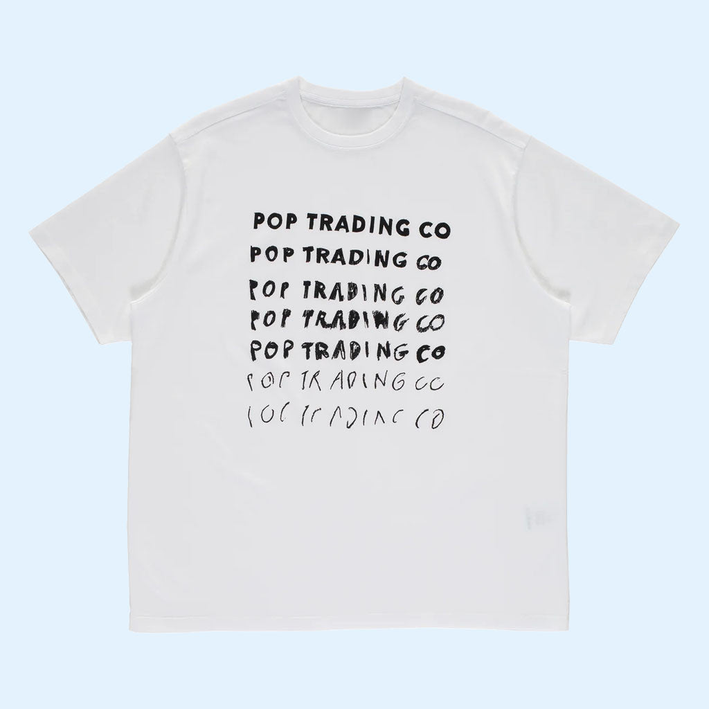 Pop Trading Company Merch 2026 Pop Sketchy T-Shirt White Birthday Ideas For Friends