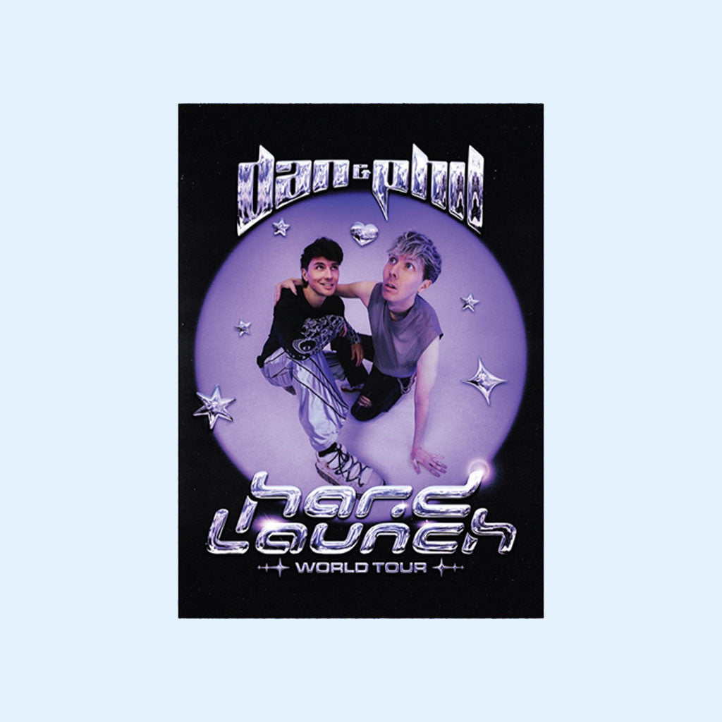 Dan And Phil Tour Merch 2026 Hard Launch World Tour Poster Wall Art Decor Gift For Fans
