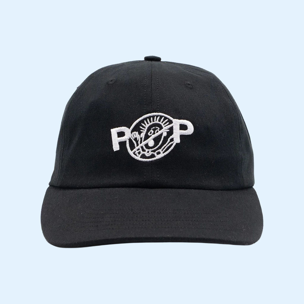 Pop Trading Company Merch 2026 Pop No Embroidered Hat Black Presents For Boyfriend