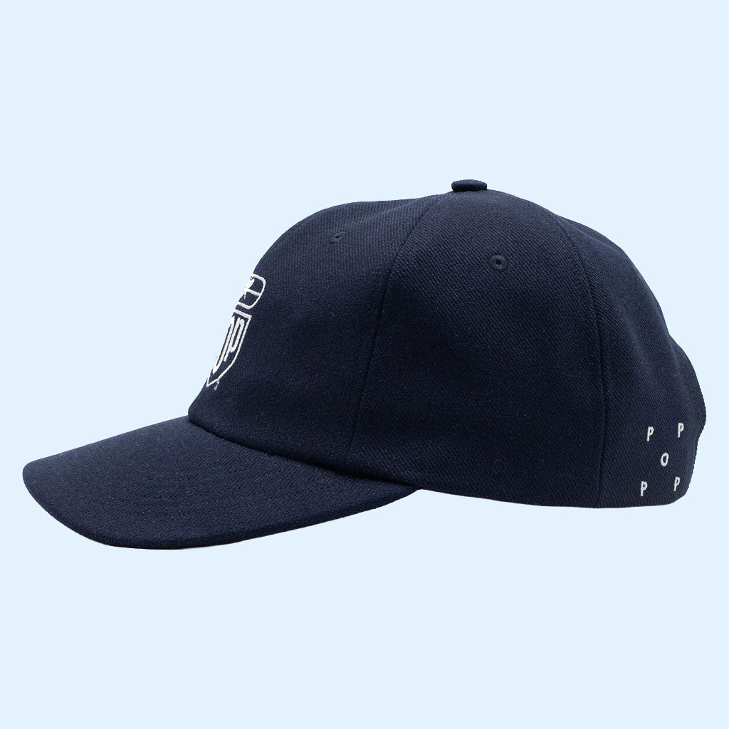 Pop Trading Company Merch 2026 Pop Puf Embroidered Hat Navy Birthday Ideas For Him