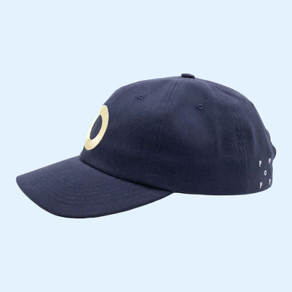 Pop Trading Company Merch 2026 Pop O Embroidered Hat Navy Unique Gift For Brothers