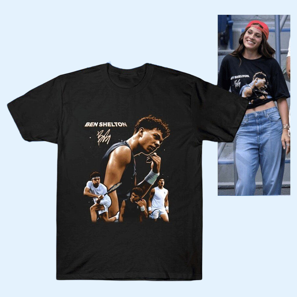 Ben Shelton Merch 2026 Trinity Rodman Ben Shelton Dialed In T-Shirt Present For Tennis Fans
