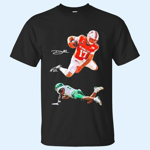 Drew Mestemaker Flew Oregon Shirt Signature #17 Oklahoma State Cowboys Merch Football Gifts