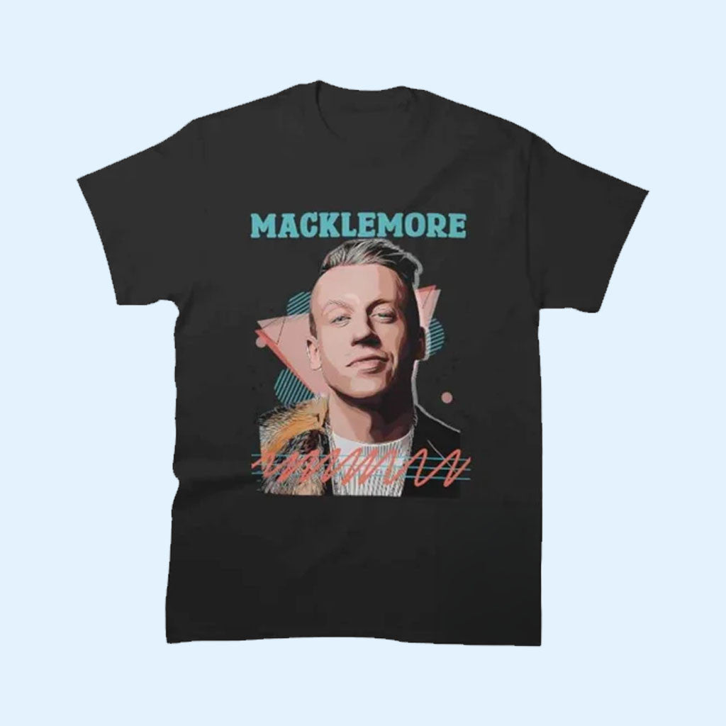 Macklemore Fan Art Retro Vintage Classic T-Shirt Hip Hop Music Shirt Macklemore Merch Gifts