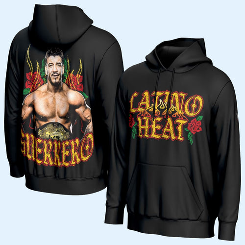 Eddie Guerrero Merch 2026 ProSphere Black Eddie Guerrero Latino Heat Hoodie WWE Merch Fan Gift
