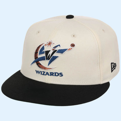 NBA Chrome OTC X Lids Hat Drop Merch Washington Wizards New Era Snapback Hat Meaningful Gifts