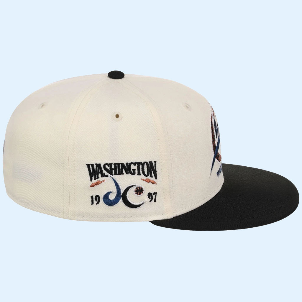 NBA Chrome OTC X Lids Hat Drop Merch Washington Wizards New Era Snapback Hat Meaningful Gifts