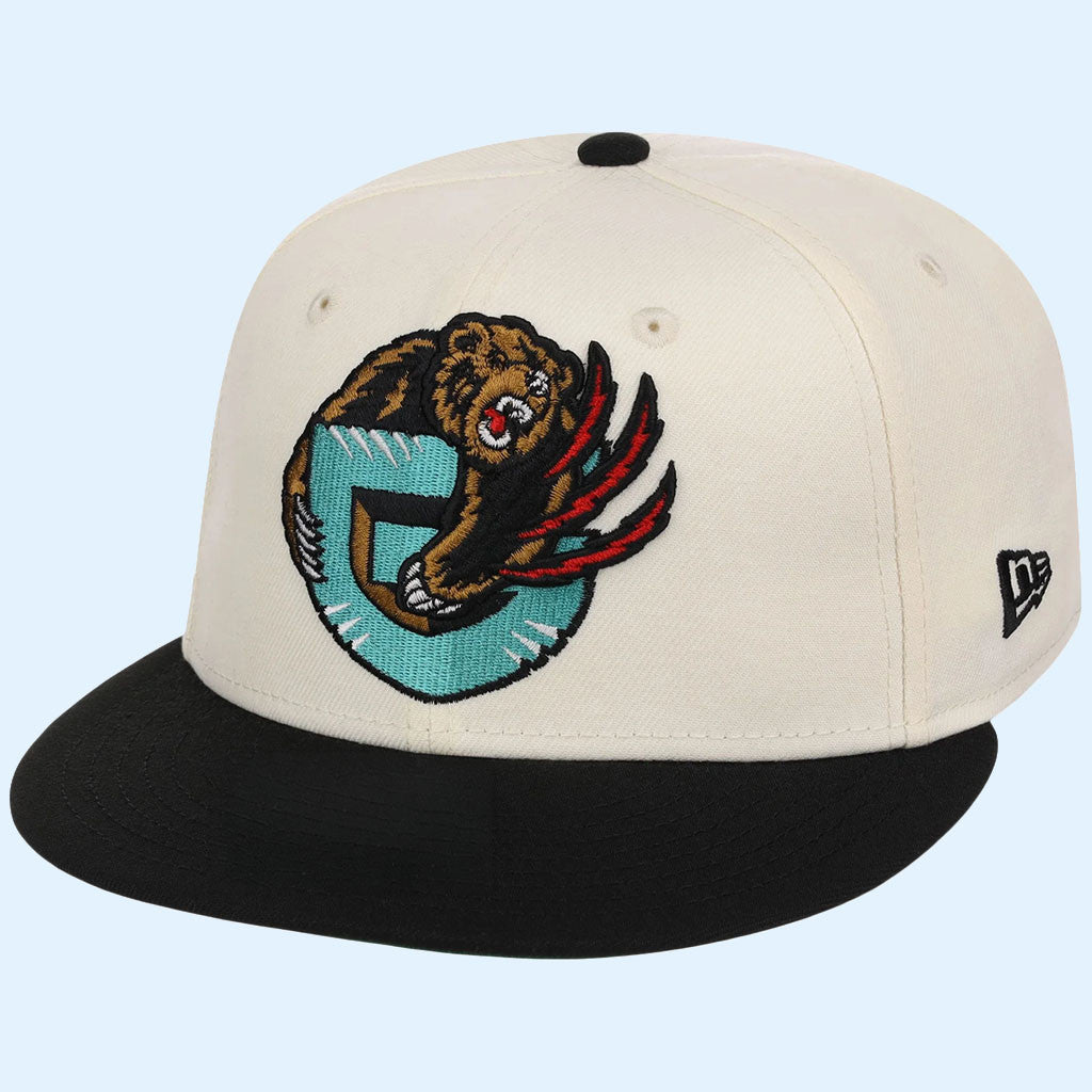 NBA Chrome OTC X Lids Hat Drop Merch Vancouver Grizzlies New Era Snapback Hat Basketball Gifts