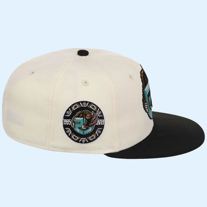 NBA Chrome OTC X Lids Hat Drop Merch Vancouver Grizzlies New Era Snapback Hat Basketball Gifts