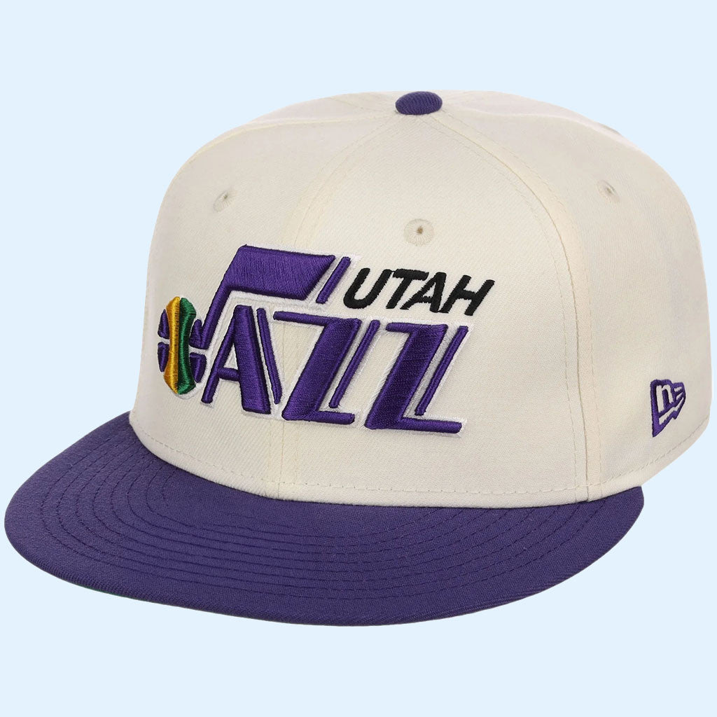NBA Chrome OTC X Lids Hat Drop Merch Utah Jazz New Era Snapback Hat Basketball Related Gifts