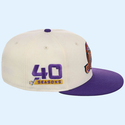 NBA Chrome OTC X Lids Hat Drop Merch Utah Jazz New Era Snapback Hat Basketball Present Ideas