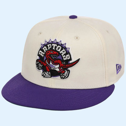 NBA Chrome OTC X Lids Hat Drop Merch Toronto Raptors New Era Snapback Hat Gift For Brothers