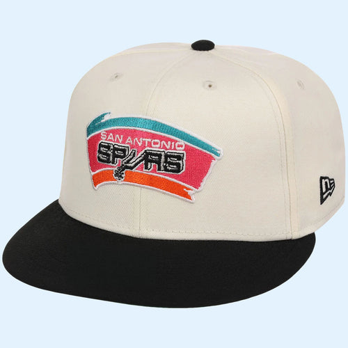 NBA Chrome OTC X Lids Hat Drop Merch San Antonio Spurs New Era Snapback Hat Best Gift For Fans