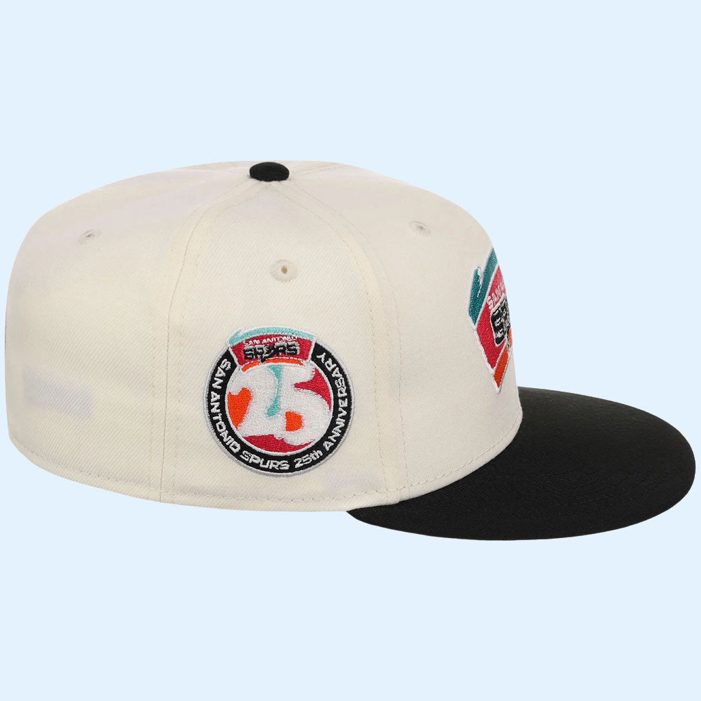 NBA Chrome OTC X Lids Hat Drop Merch San Antonio Spurs New Era Snapback Hat Best Gift For Fans