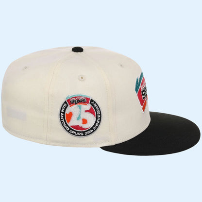 NBA Chrome OTC X Lids Hat Drop Merch San Antonio Spurs New Era Snapback Hat Best Gift For Fans