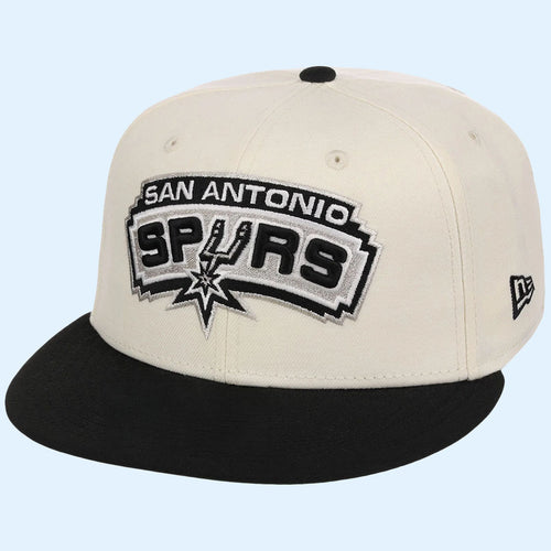 NBA Chrome OTC X Lids Hat Drop Merch San Antonio Spurs New Era Snapback Hat Basketball Fan Gear