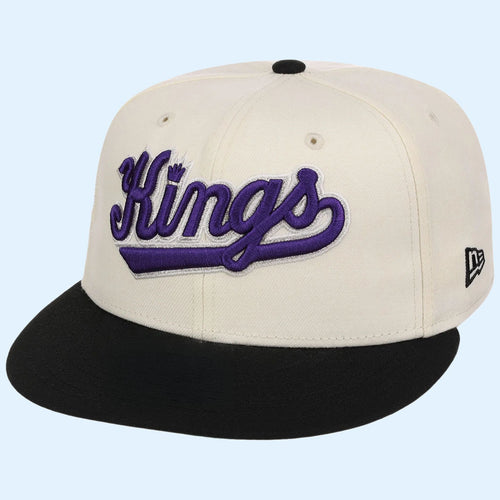 NBA Chrome OTC X Lids Hat Drop Merch Sacramento Kings New Era Snapback Hat Gift For Game Day