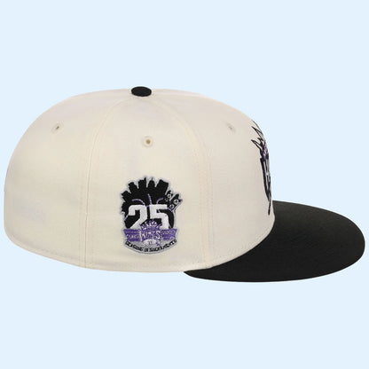 NBA Chrome OTC X Lids Hat Drop Merch Sacramento Kings New Era Snapback Hat Basketball Fan Gifts