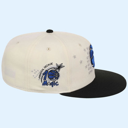 NBA Chrome OTC X Lids Hat Drop Merch Orlando Magic New Era Snapback Hat Basketball Themed Gifts