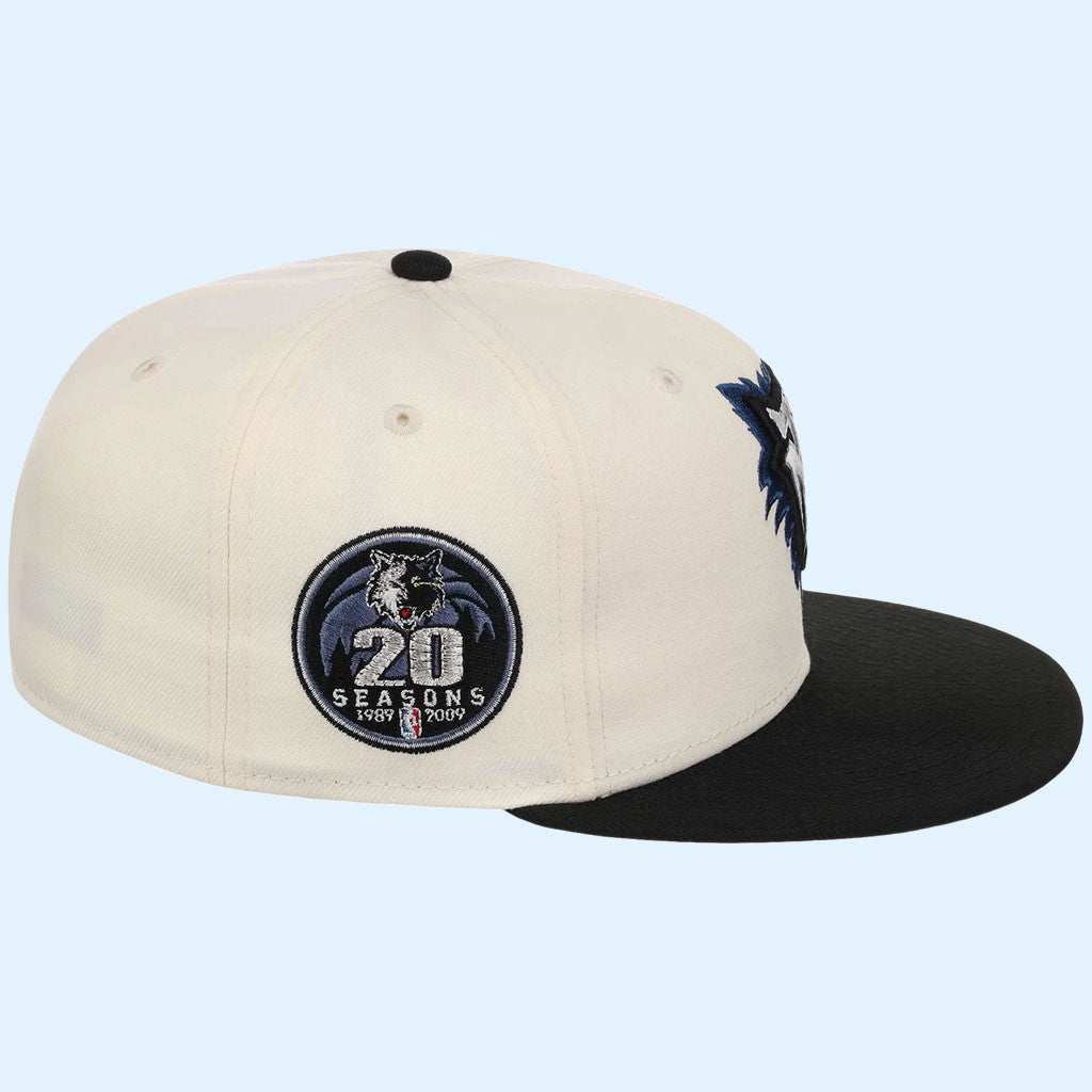 NBA Chrome OTC X Lids Hat Drop Merch Minnesota Timberwolves New Era Snapback Hat Fan Gifts