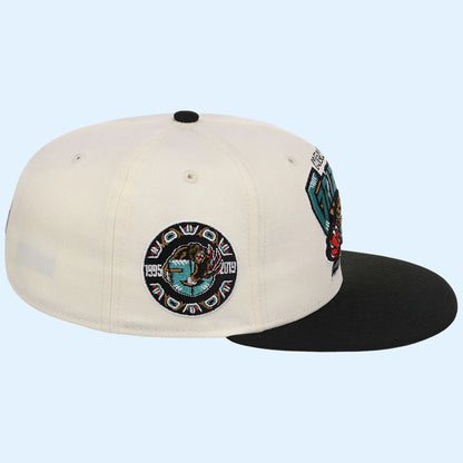 NBA Chrome OTC X Lids Hat Drop Merch Memphis Grizzlies New Era Snapback Hat Cool Gifts For Fans