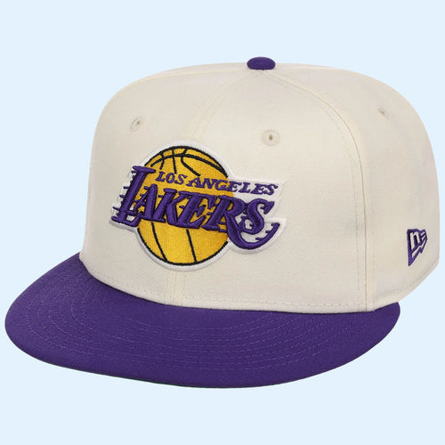 NBA Chrome OTC X Lids Hat Drop Merch Los Angeles Lakers New Era Snapback Hat Basketball Gifts