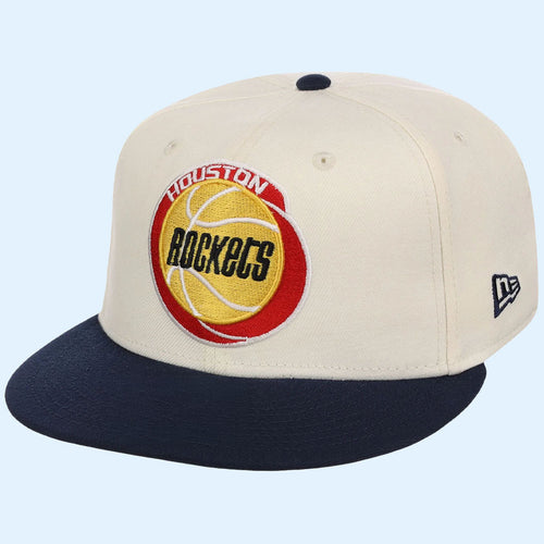 NBA Chrome OTC X Lids Hat Drop Merch Houston Rockets New Era Snapback Hat Basketball Lover Gift