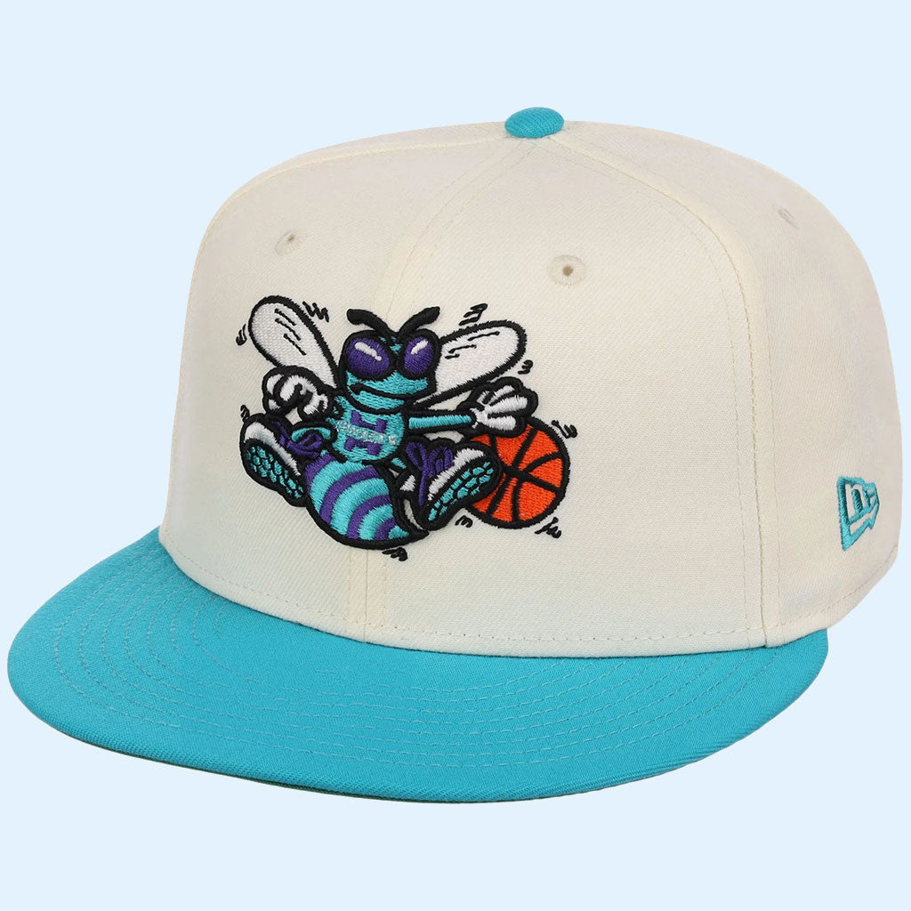 NBA Chrome OTC X Lids Hat Drop Merch Charlotte Hornets New Era Snapback Hat Present For Fans