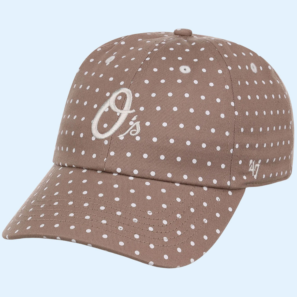 Lids Hat Drop Polka Dot Collection Merch Baltimore Orioles 47 Clean Up Hat Embroidered Fans Gifts