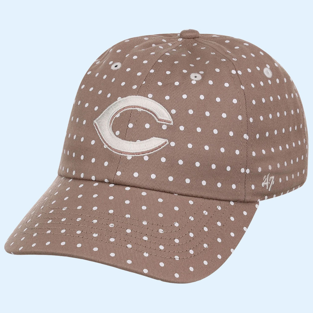 Lids Hat Drop Polka Dot Collection Merch Cincinnati Reds 47 Clean Up Hat Embroidered Fans Gifts