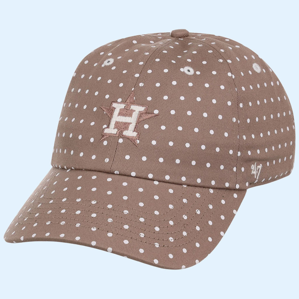 Lids Hat Drop Polka Dot Collection Merch Houston Astros 47 Clean Up Hat Embroidered Fan Gifts