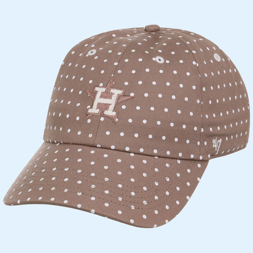 Lids Hat Drop Polka Dot Collection Merch Houston Astros 47 Clean Up Hat Embroidered Fan Gifts
