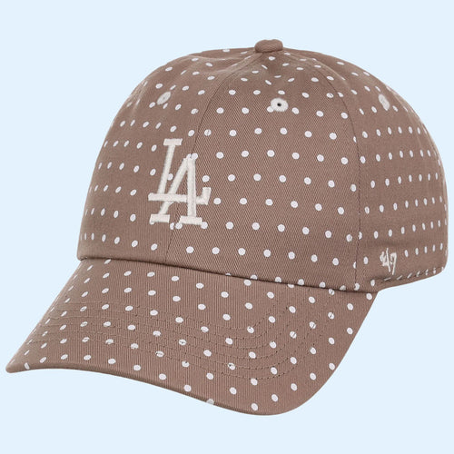 Lids Hat Drop Polka Dot Collection Merch Los Angeles Dodgers 47 Clean Up Hat Embroidered Gifts