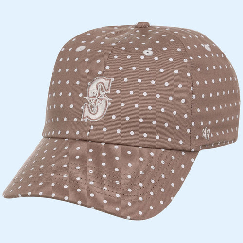 Lids Hat Drop Polka Dot Collection Merch Seattle Mariners 47 Clean Up Hat Embroidered Her Gifts