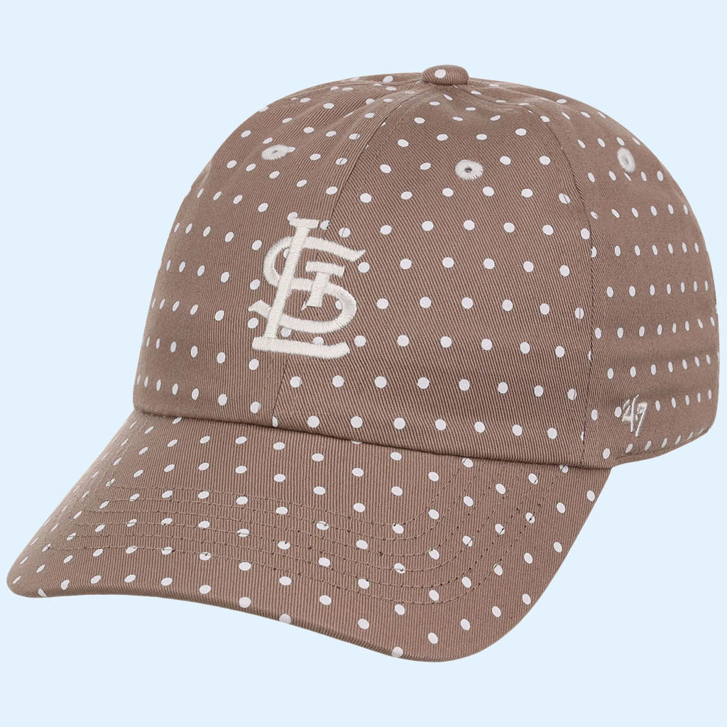 Lids Hat Drop Polka Dot Collection Merch St Louis Cardinals 47 Clean Up Hat Embroidered Gifts