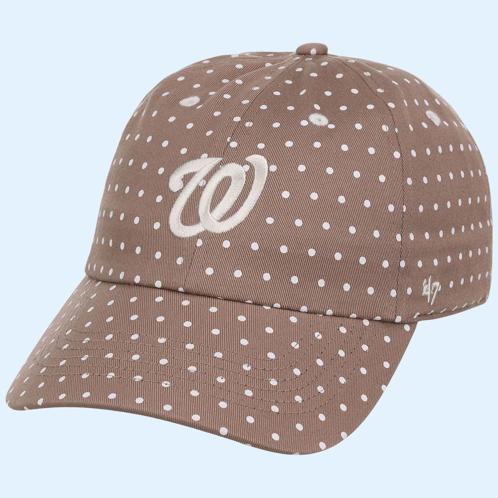 Lids Hat Drop Polka Dot Collection Merch Washington Nationals 47 Clean Up Hat Embroidered Gifts