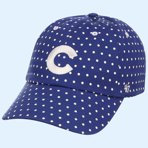 Lids Hat Drop Polka Dot Collection Merch Chicago Cubs 47 Clean Up Hat Embroidered Her Gifts