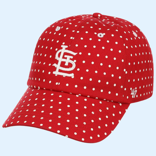 Lids Hat Drop Polka Dot Collection Merch St Louis Cardinals 47 Red Hat Embroidered Gifts For Fan