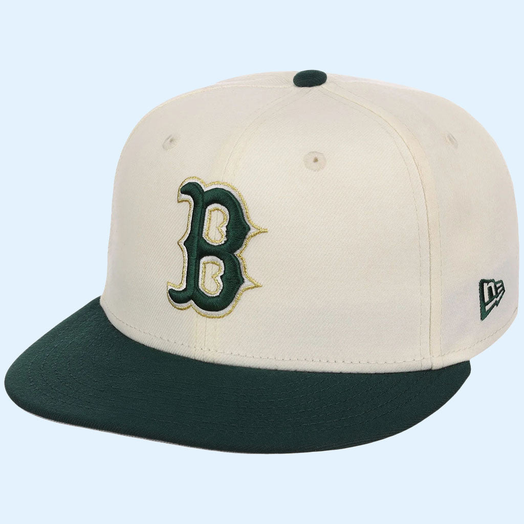 Lids Hat Drop Gilded Ivy Collection Merch Boston Red Sox New Era Snapback Hat Embroidered