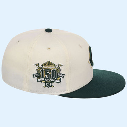 Lids Hat Drop Gilded Ivy Collection Merch Cincinnati Reds New Era Snapback Hat Embroidered