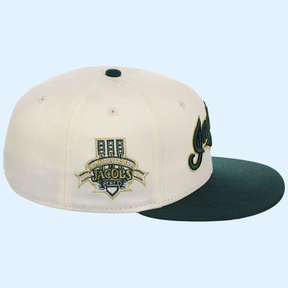 Lids Hat Drop Gilded Ivy Collection Merch Cleveland Indians New Era Snapback Hat Embroidered